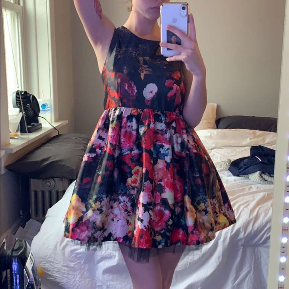 Floral tea party dress
